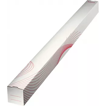 LEITZ Esselte Square Folding Cardboard Tubes 75 x 75 mm, 1100 mm Length, Corrugated, Stackable, for Postal Shipping and Archiving, 10 Pieces (20958)