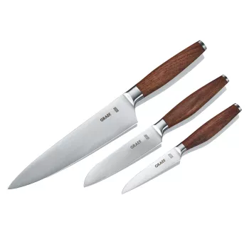 GRAEF KN 5150 köksknivset 3 delar Solinger-blad 9cm/13cm/20cm