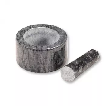 Kesper Piesta marmor mortel och stöt set, svart
