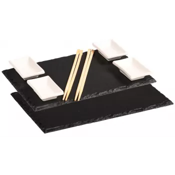 Kesper serveringsfatsset i akaciaträ, 2 st, 30 x 15 x 1,5 cm, naturligt oljad