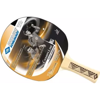 DONIC SCHILDKRÖT Champs Line 150 FSC bordtennisracket - konkavt grepp, 5-lagers trä, nybörjare 705116