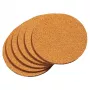 KESPER grytunderläggsset i naturkork, 6-delar, kvadratiskt, värmetåligt, 100x100x5 mm, miljövänligt