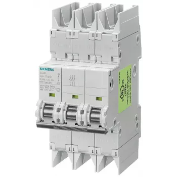 Siemens SENTRON 5SJ4 3-polig dvärgbrytare, C-karakteristik, 16 A, 6 kA, 400 V AC 5SJ43167HG42