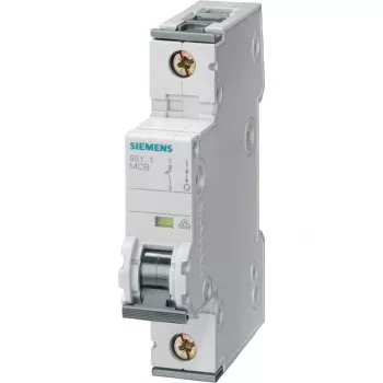Siemens 5SY5110-7 dvärgbrytare, 1-polig, 10 A, utlösningskarakteristik C, 6 kA, 230/400 V AC