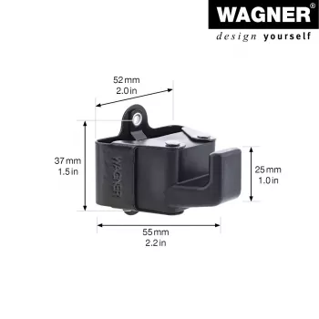 Wagner design yourself garderobskrok WH 2098 enkelkrok svart 2 st (15209802)