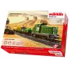 Märklin 29653 H0 startlåda lantbruk – digital ånglok BR 81 med mfx+ ljud, Mobile Station 3, C-rälsoval, vagn med traktor och höbalar