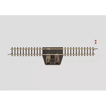 Märklin Z-spår rakt anslutningsspår 8590 (110 mm, svart/gul)