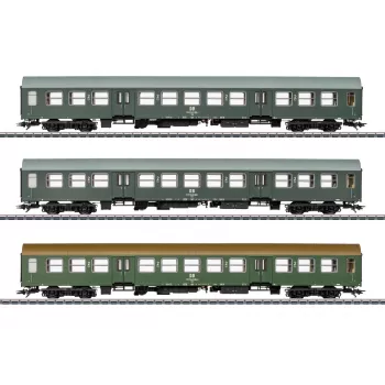 Märklin 42580 H0 3-delat set DR personvagnar