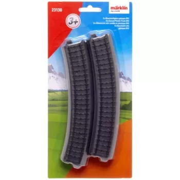 Märklin World 23130 H0 6-delat böjt konststoffrälsstycke