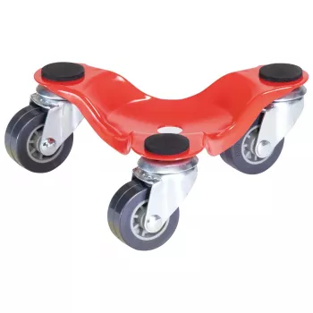 Wagner design yourself transportrulle MM 1193 röd 160 x 160 x 60 mm, 60 kg lastkapacitet, 4 svängbara hjul (20119301)
