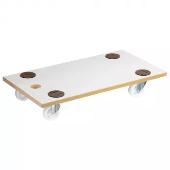 Wagner MM 1319 20131901 transportrulle, upp till 200 kg, vit