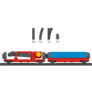 Märklin World 44347 H0 kompletteringspackning lastning med kranvagn