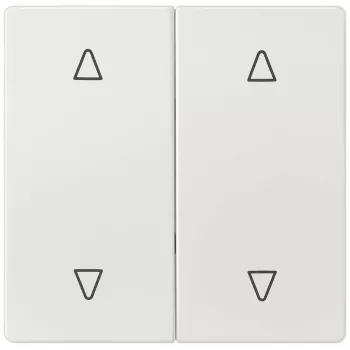 SIEMENS Delta Style jalusivippa med symbol, titanvit 5TG7147