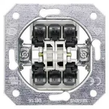 Siemens DELTA jalousi-/rullgardinsbrytare 5TA21180KK, polarvit