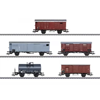 Märklin 46575 H0 BLS Ae 6/8 5-delat godstågsset