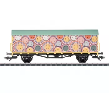 Märklin 048884 DRG G 10 täckt godsvagn H0 AC epok II brun