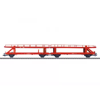 Märklin 47180 H0 dubbel biltågvagn Laaeks 553.1 DB AG