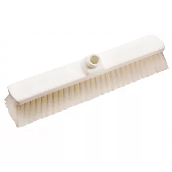 Haug Bürsten 88820 borsthuvud, vit plast, 40 cm brett, gänganslutning