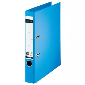 LEITZ 180° arkivmapp A4 50 mm ljusblå kartong (1008-00-30)
