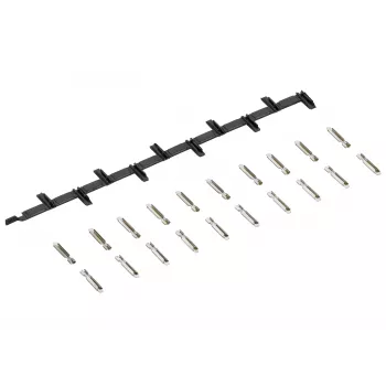 Märklin Z-spår spårdelnings- och anslutningsskenoset (10 delnings-, 20 anslutningsskenor) 08954