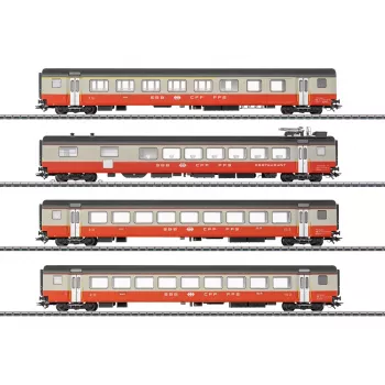 Märklin 42190 H0 4-vagnsset Swiss Express personvagnar SBB