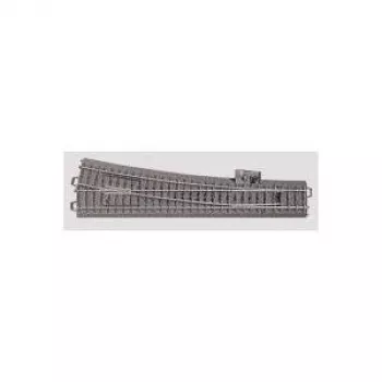 Märklin H0 C-räls (med bädd) 24712 växel, slank, höger 236,1 mm (24712)