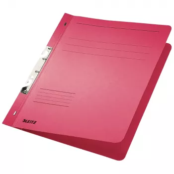 LEITZ Slotted File Fastener DIN A4 Manila Cardboard Red 250 g/m² 170 Sheets 80 mm Mechanism 50 Pieces 3746-00-25