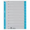 LEITZ A4 ljusblå kartongseparationsblad, 25-pack, universell hålning 16523030