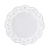 PAPSTAR tårtspetsar runda tårtunderlägg Ø 28 cm, 100 st, vitt spetsmönster 12268
