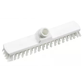 HAUG BÜRSTEN 8810 skurborste, vit polypropen, 280 mm bredd, medelstyv polyesterborst