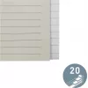 LEITZ pappersregister blanko 20 registerflikar A4 vit med universell hålning 12203085