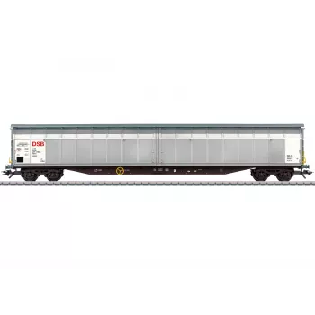 Märklin 48057 H0 DSB stor skjutväggsgodsvagn Habbins epok V AC