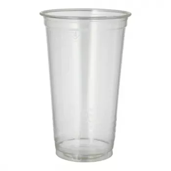 PAPSTAR pure PLA-kall dryckesmugg, 0,5 l, Ø 9,5 cm, glasklar, 60 st (87487)