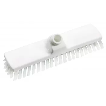 Haug Bürsten 8770 skurborsthuvud, vit PP-kropp, PBT-borstar, 300 mm bred
