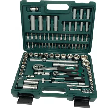 Brüder Mannesmann 94-delad hylsnyckelsats 1/4 inch & 1/2 inch drivning 2055-SL