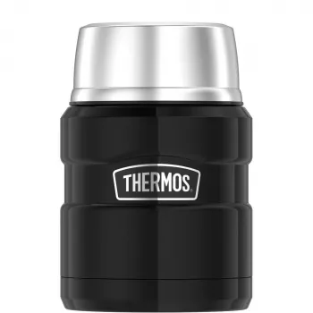 THERMOS SK Food Jar isolerbehållare för livsmedel svart/silver 470 ml 4001233047