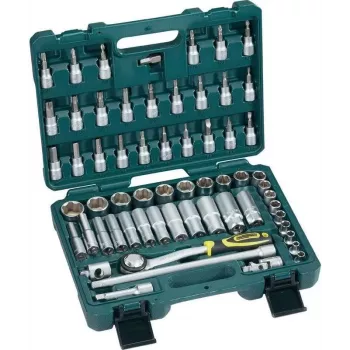 Brüder Mannesmann 61-delad 3/8 inch hylsnyckelsats (2045-SL)
