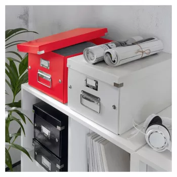 Leitz Click & Store WOW arkivlåda av kartong röd 60440026