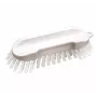 HAUG BÜRSTEN 8830 rengöringsborste, vit/transparent, polypropenkropp, polyesterborst, medelhård, autoklaverbar, godkänd för livsmedelskontakt