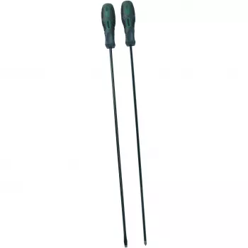 Brüder Mannesmann M11250 2-delat skruvmejselsset | spår 6,5 mm & kryss PH2, kromvanadinstål