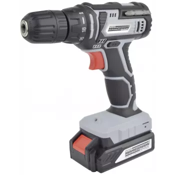 BRÜDER MANNESMANN M17680 20V batteridriven borrskruvdragare med 1,3Ah Li-Ion-batteri, 2 växlar, 35Nm, LED-ljus