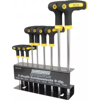 Brüder Mannesmann T-profilnyckelsset 9-delat M18166 (M18166)