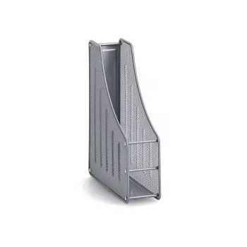 ZELLER MESHLINE silver metallnät stående tidningshållare DIN A4/C4 17700