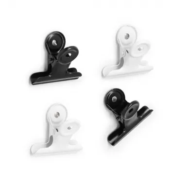 Zeller magnetiska clips svart metall 4,0 x 1 set (11264)