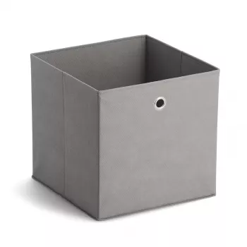 Zeller 14110 förvaringslåda i nonwoven, 30 l, 32 x 32 x 32 cm, grå