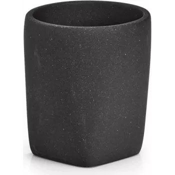 Zeller Present Dark Stone svart fristående tandborsthållare (18892)