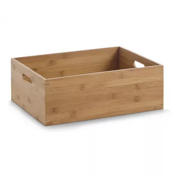 Zeller förvaringslåda natur 40 x 30 x 14 cm bambu 13341
