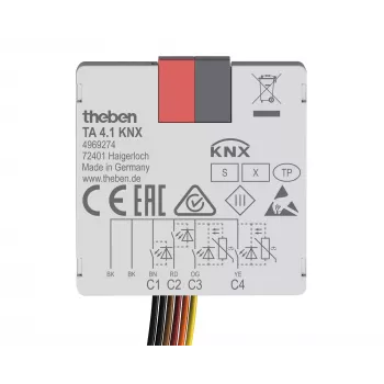 Theben KNX knappgränssnitt binär ingång 4-kanal TA 4.1 KNX (4969274)