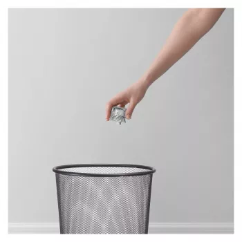Zeller Meshline papperskorg 17,5 L antracit (17741)