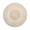 Zeller 6-delat guldigt platset med urtag | 45 x 30 cm | PVC 27003